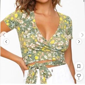 Forever 21 wrap top